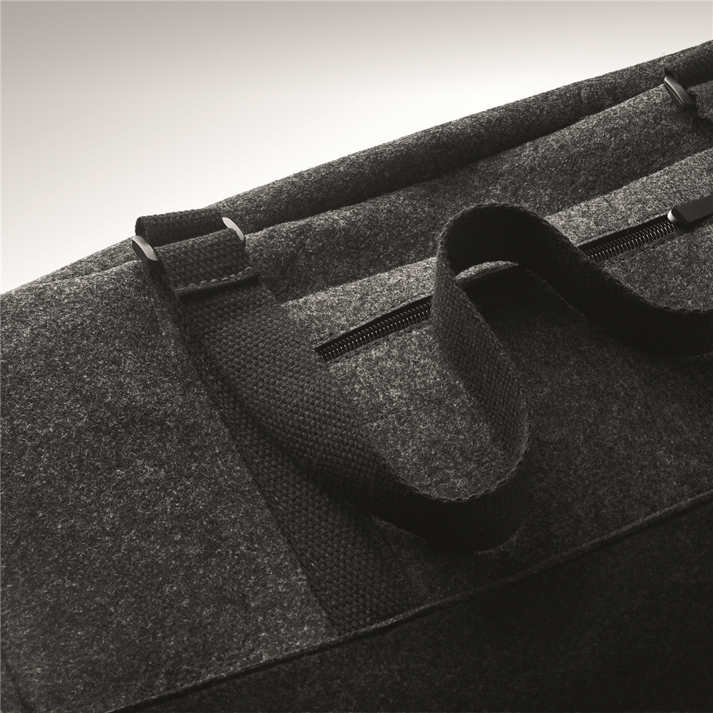 RPET Felt Weekend Bag_STONE GREY_DETAILEDIMAGE_back_4