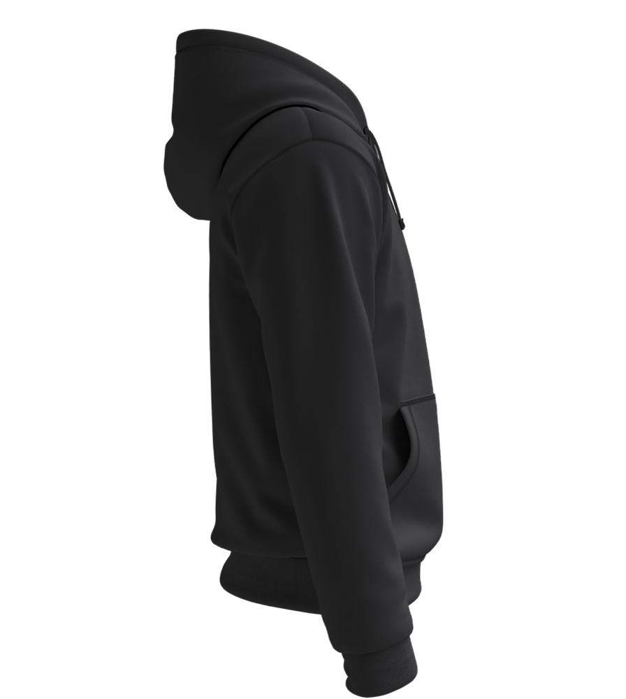 Horse Rider Neon Lights Design - Premium Essential Unisex Hoodie_BLACK_right