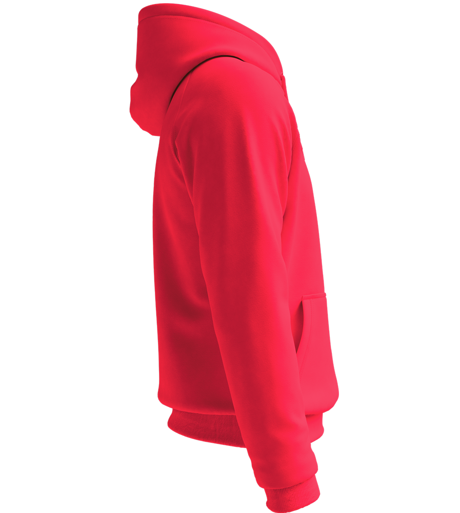 Basic unisex hooded sweater_RED_right
