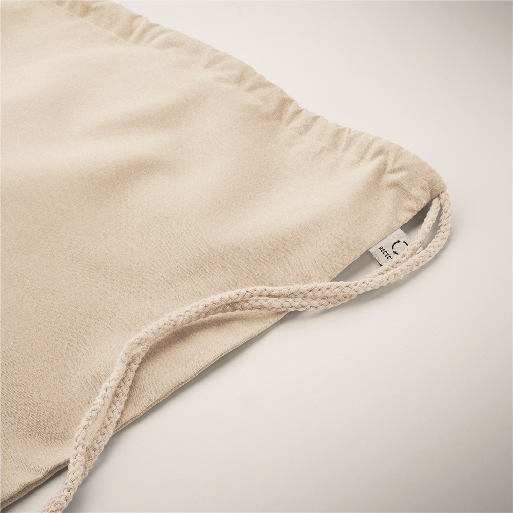 Drawstring Bag from Recycled Cotton_BEIGE_DETAILEDIMAGE_back_1