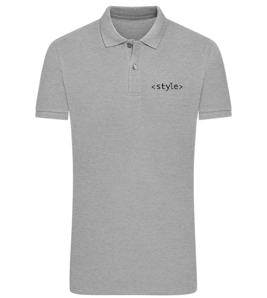 Style Design - Comfort men's polo shirt_ORION GREY II_front