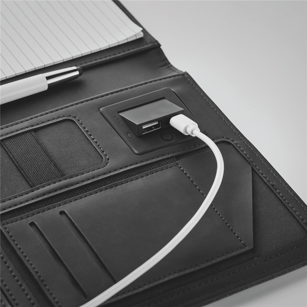 A5 Conference Folder with Power Bank_BLACK_DETAILEDIMAGE_back_3