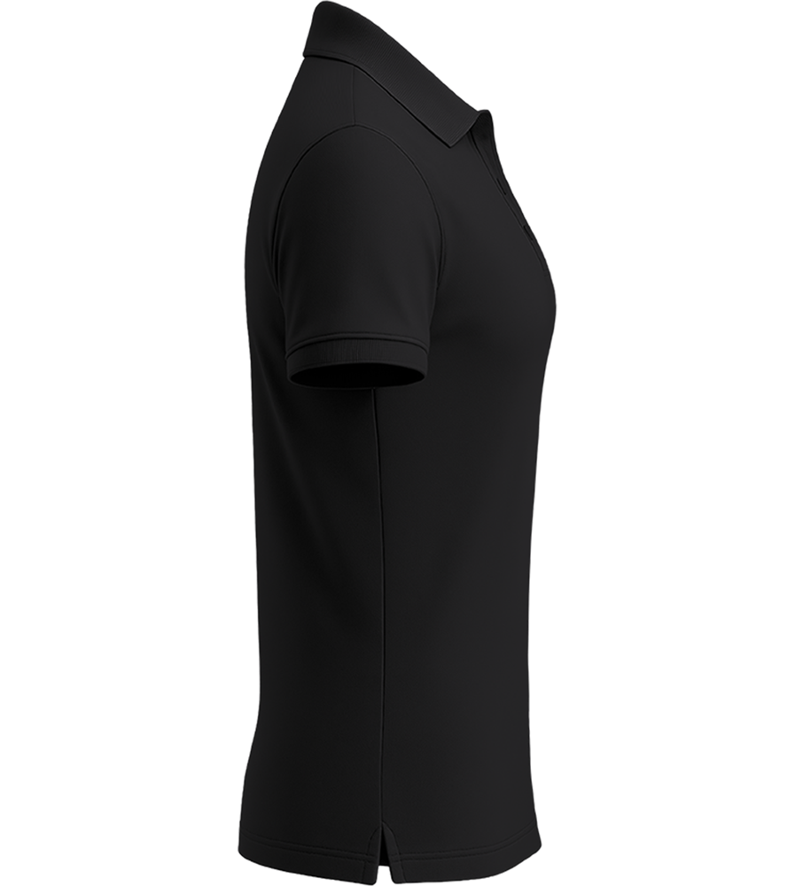 Premium women's polycotton polo shirt_BLACK_right