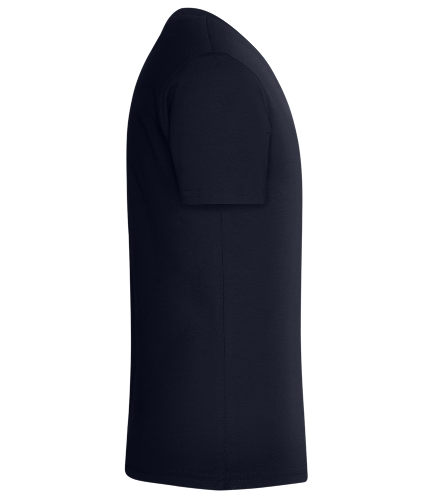 Big Eyed Unicorn Design - Basic kids fitted t-shirt_FRENCH NAVY_right