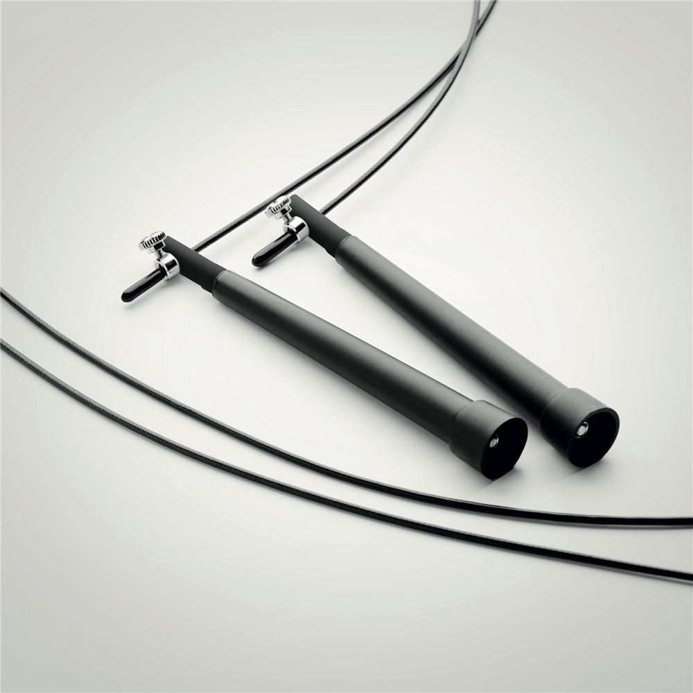 Speed Jump Rope with Pouch_BLACK_DETAILEDIMAGE_front_2