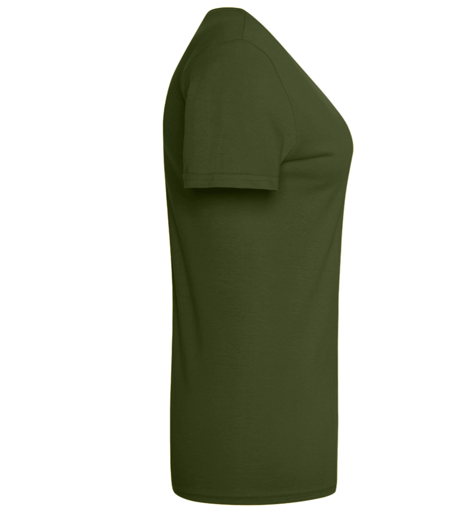 Not in the Mood Design - Basic women's t-shirt_ARMY_right