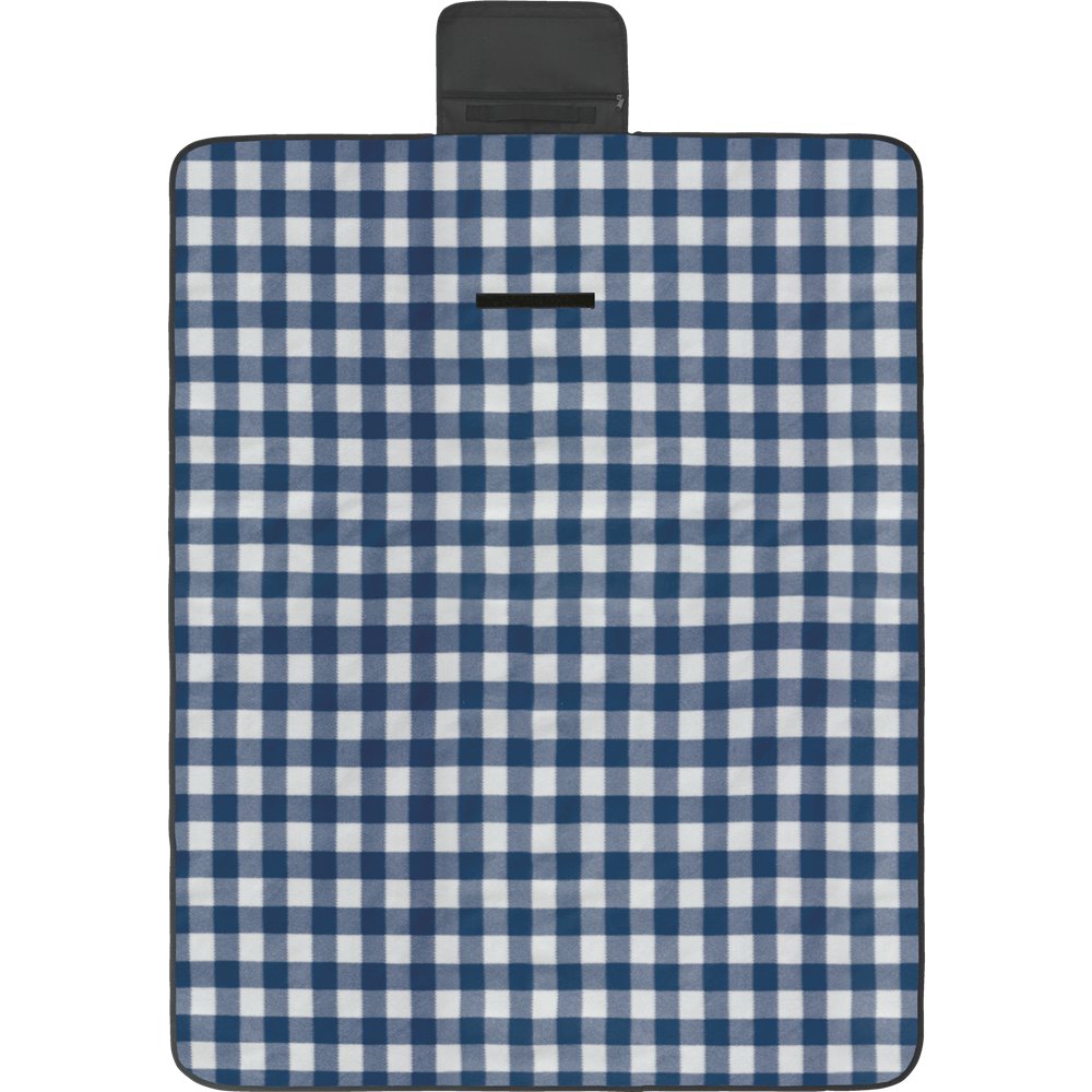 RPET Fleece Picnic Blanket with Water-Resistant Side_BLUE_DETAILEDIMAGE_front_4