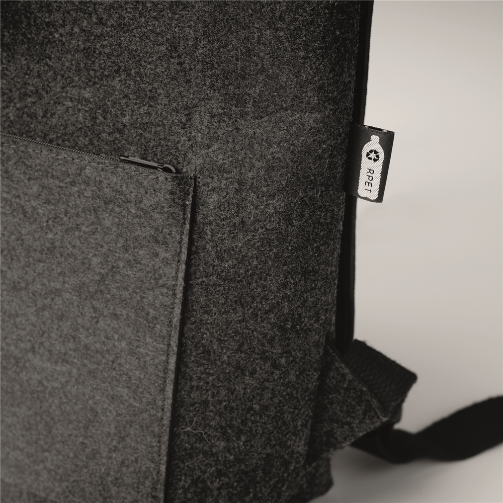 Felt Laptop Backpack_STONE GREY_DETAILEDIMAGE_back_1