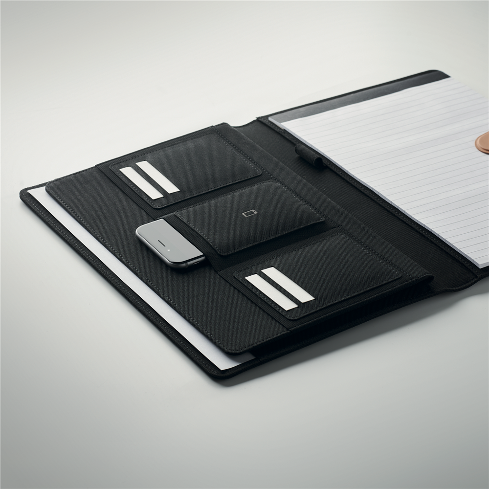 A4 Conference Folder with Magnetic Closure_BLACK_DETAILEDIMAGE_back_5