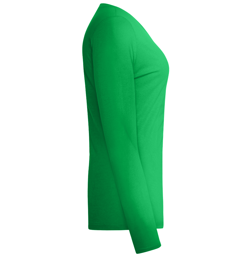 99% Angel Design - Comfort women's long sleeve t-shirt_MEADOW GREEN_right