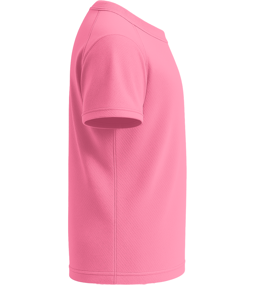 Performance kids sport t-shirt_NEON PINK 2_right