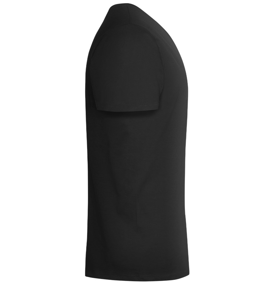 Architecture of Katowice Design - Basic men's v-neck t-shirt_DEEP BLACK_right