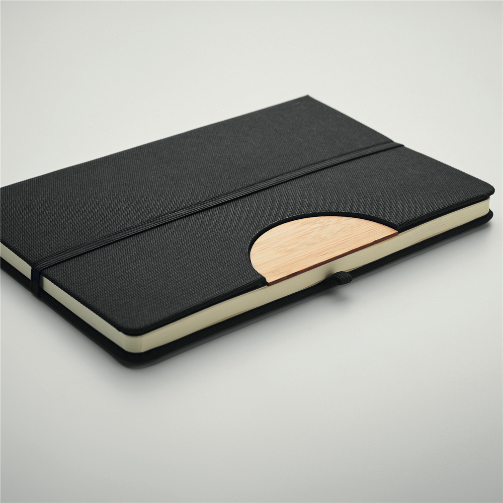 A5 Notebook with Smartphone Stand_BLACK_DETAILEDIMAGE_back_2