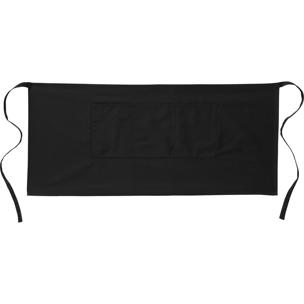 Short Waiter’s Apron_BLACK_front
