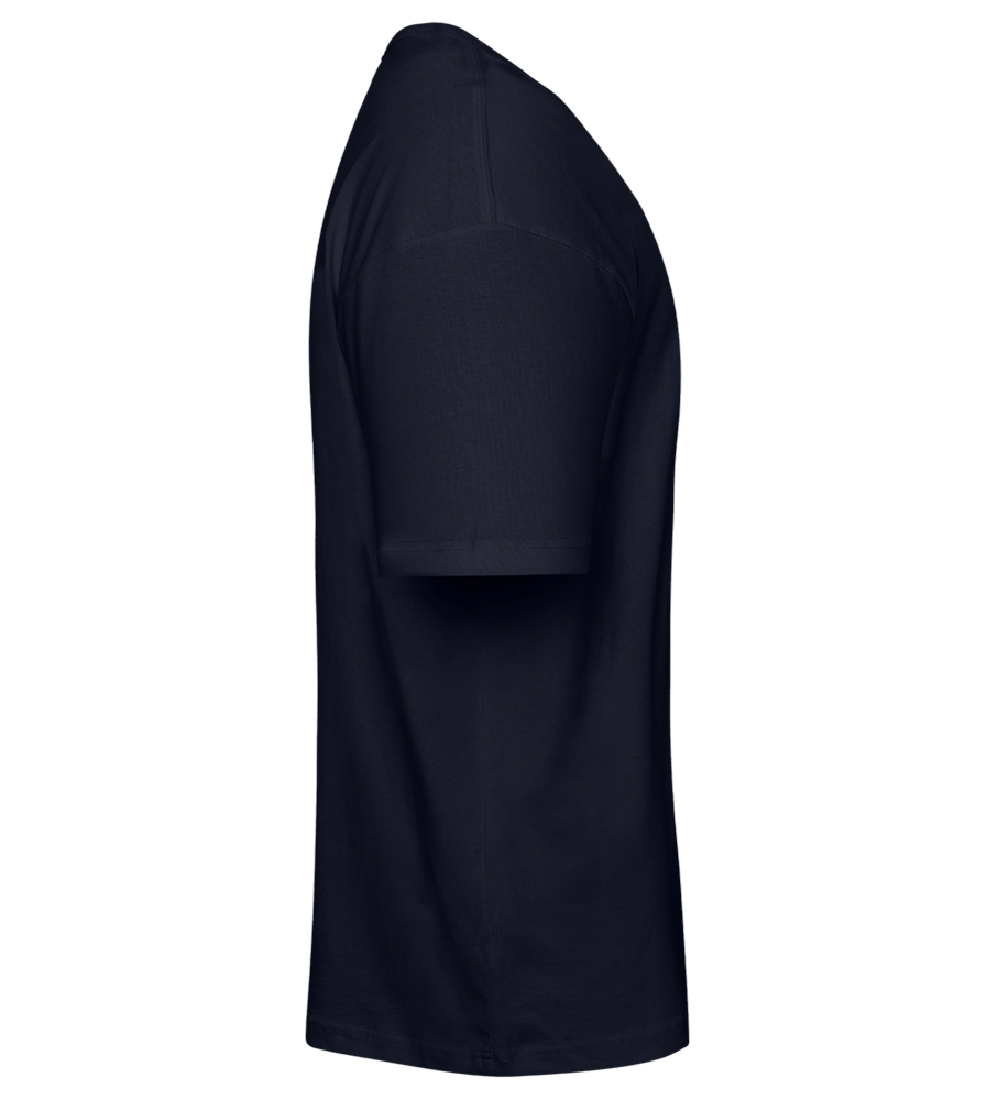 Spread Your Wings Design - Premium men's oversized t-shirt_FRENCH NAVY_right