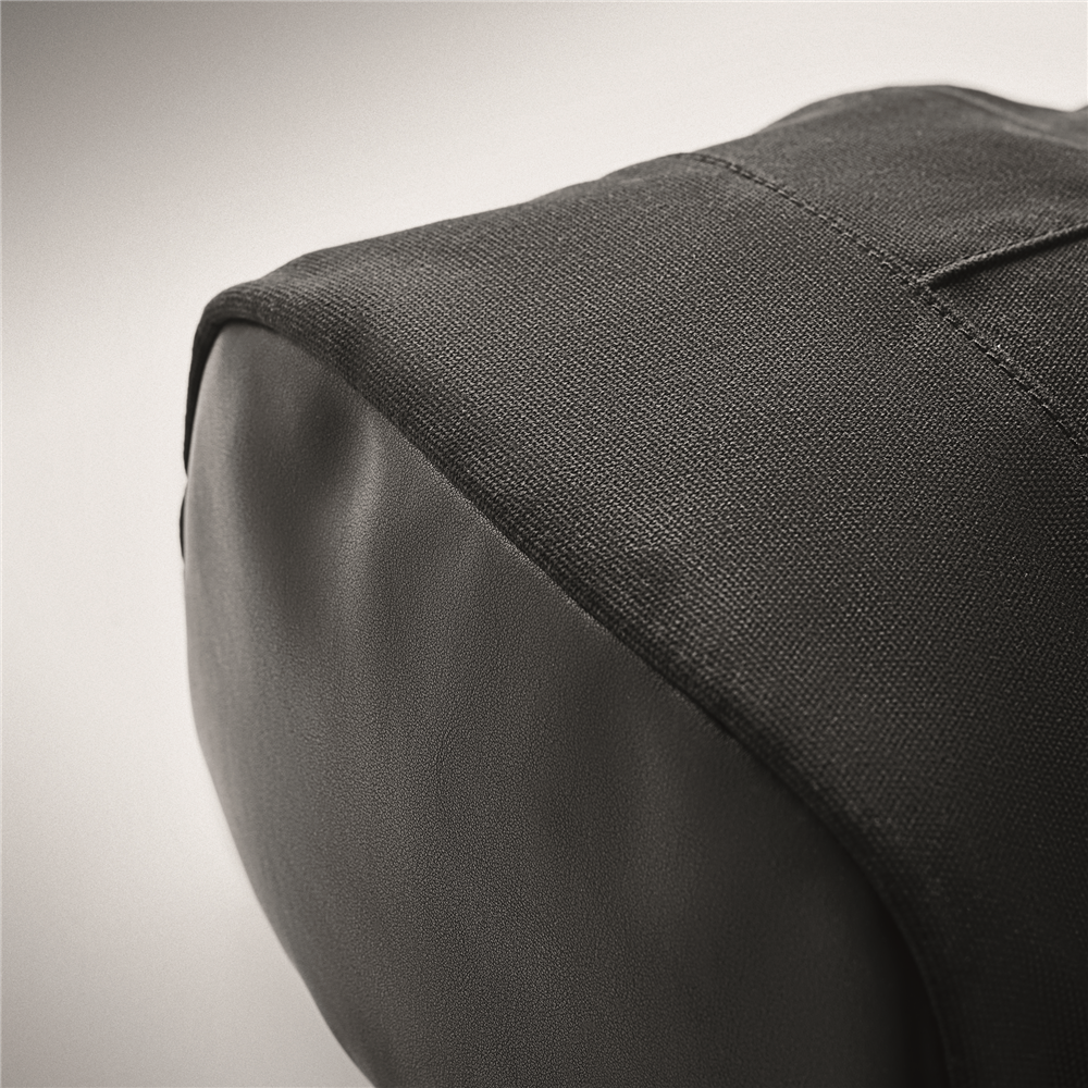 Canvas Rolltop Backpack_BLACK_DETAILEDIMAGE_back_2