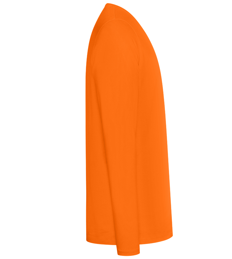 Premium men's long sleeve shirt_ORANGE_right
