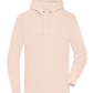 Premium unisex hoodie LIGHT PEACH ROSE front