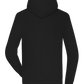 Premium unisex hoodie BLACK back