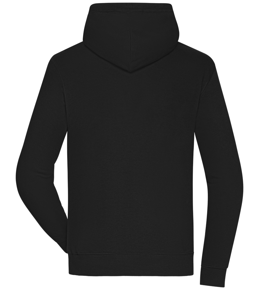 Premium unisex hoodie BLACK back