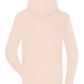 Premium unisex hoodie LIGHT PEACH ROSE back