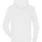 Premium unisex hoodie WHITE back