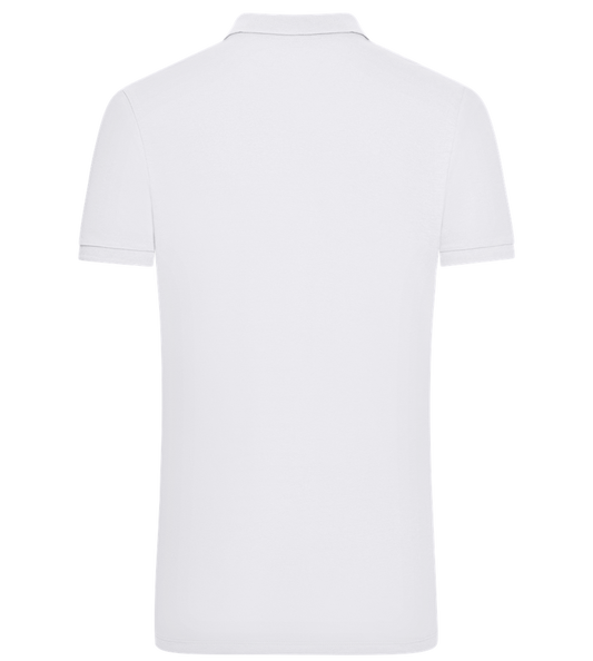 Comfort men's polo shirt WHITE back
