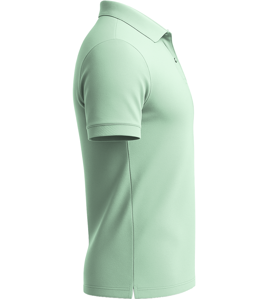 Essential men's polo shirt_ICE GREEN_right