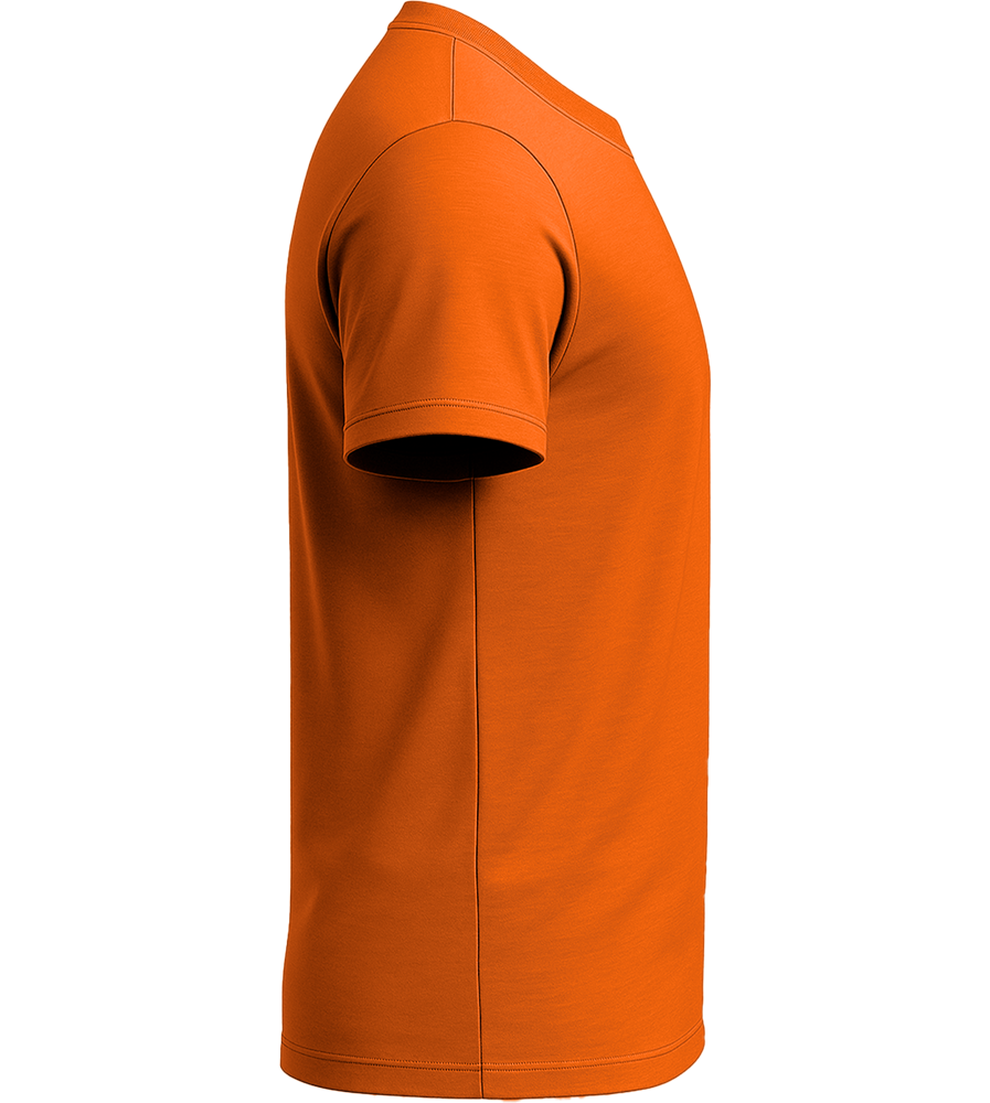 Comfort men's fitted t-shirt_ORANGE_right