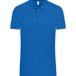 Premium men's polo shirt ROYAL front