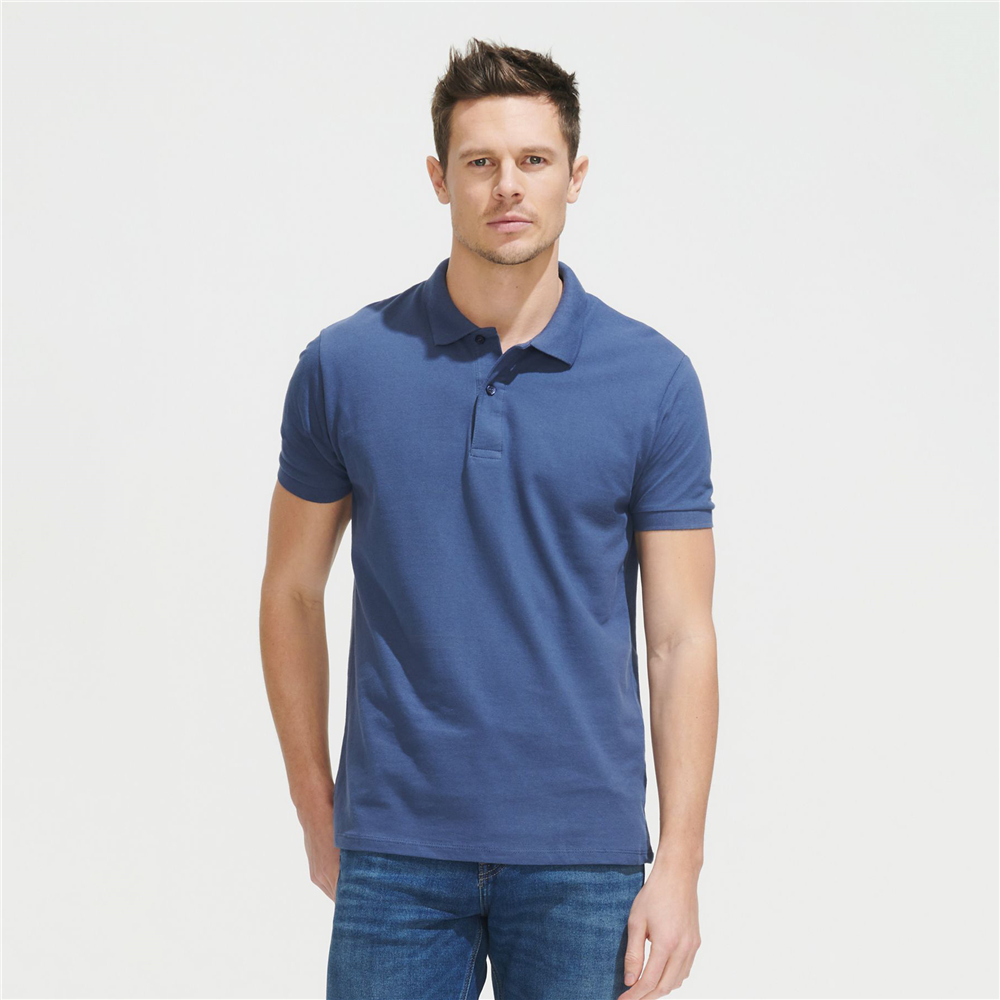 Comfort classic men's polo shirt_DARK GRAY_DETAILEDIMAGE_front_0