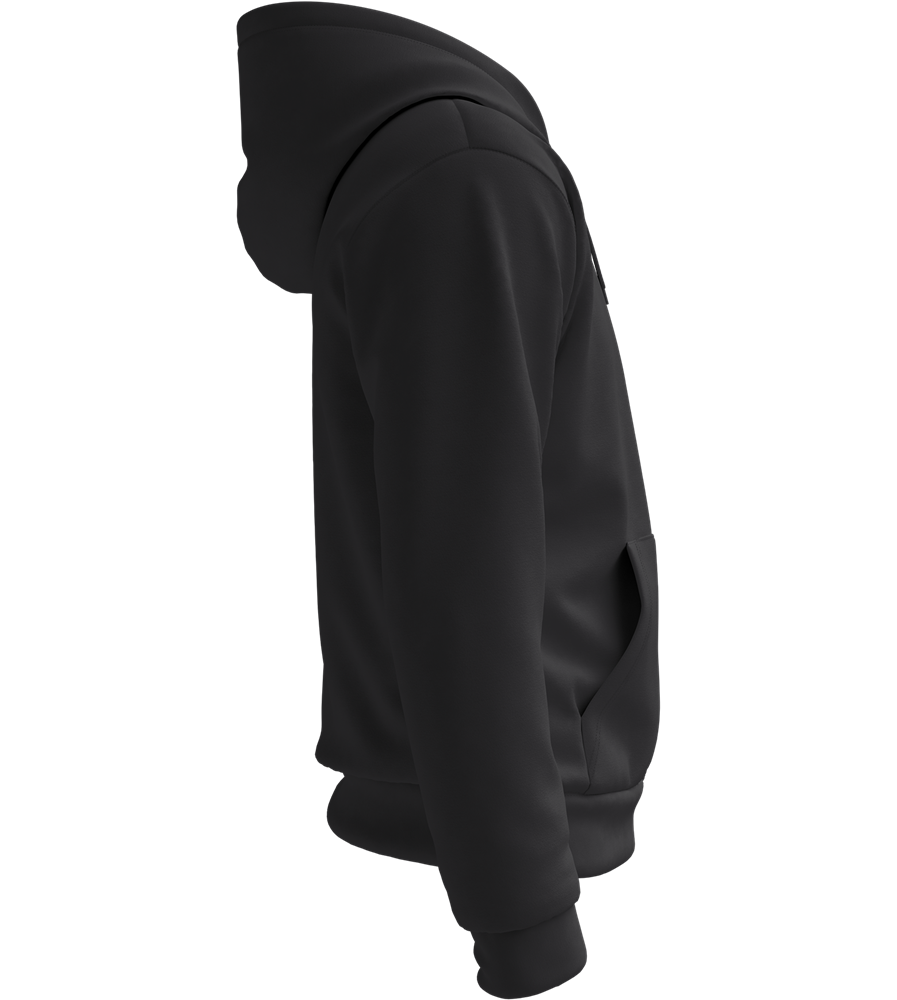 Premium unisex full-zip hoodie_BLACK_right
