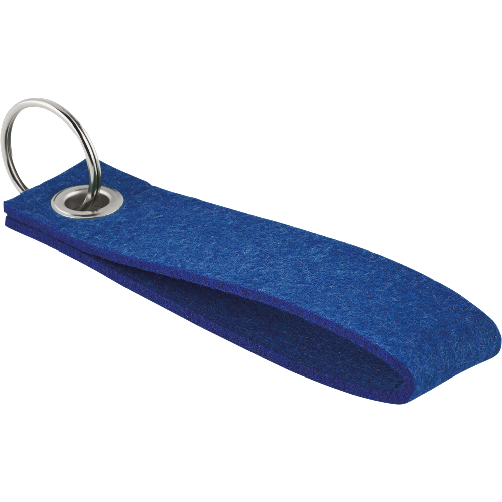 Eco-Friendly RPET Felt Keychain_ROYAL BLUE_DETAILEDIMAGE_front_1