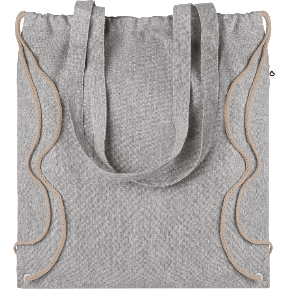 140gr/m² Recycled Fabric Bag_GREY_DETAILEDIMAGE_front_2