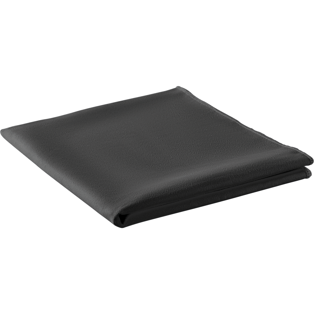 Sports Towel with Mesh Pouch_BLACK_DETAILEDIMAGE_front_2