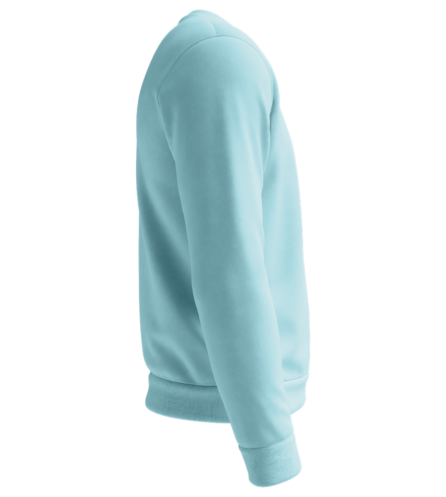 Comfort recycled unisex sweater_POOL BLUE_right