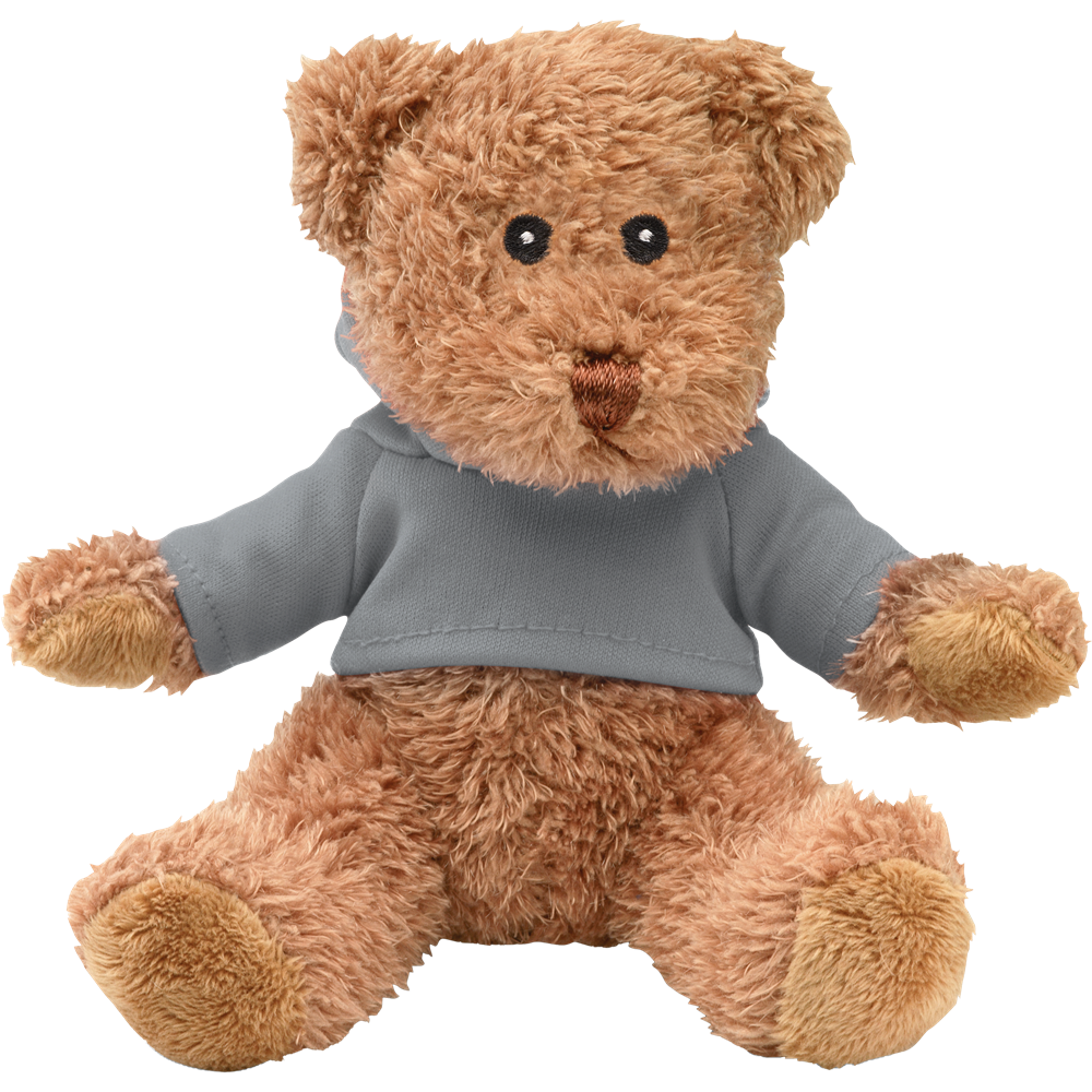Teddy Bear Plush with Hoodie_GREY_DETAILEDIMAGE_front_1