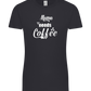 Mama Needs Coffee Design - Premium women's t-shirt_MARINE_front