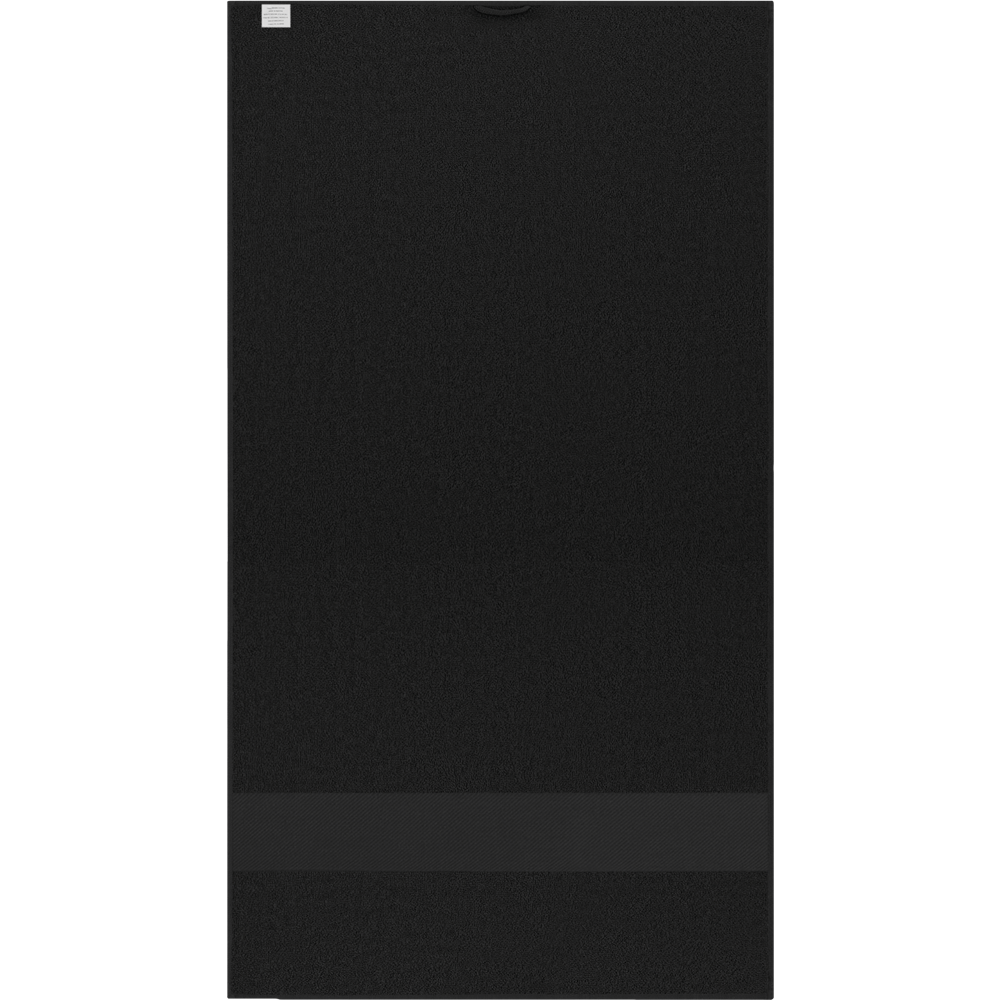 Organic Cotton Towel 50x30cm_BLACK_DETAILEDIMAGE_front_2