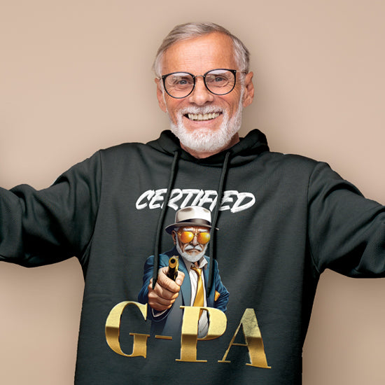 Create your own personalized clothing with grandparent designs with ShirtUp!.