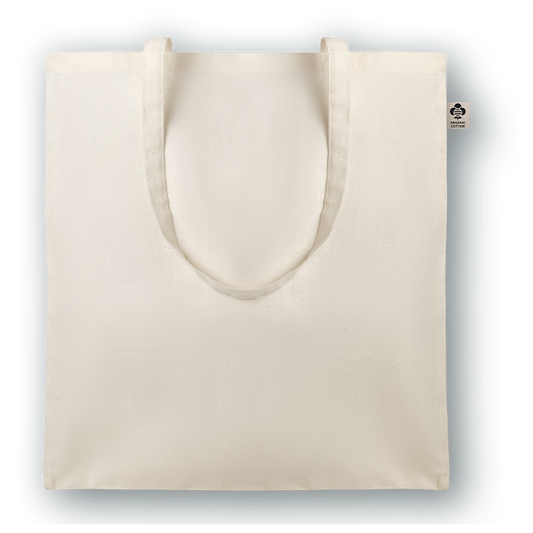 Basic organic cotton shopping bag