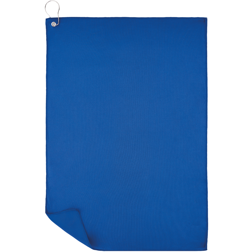 Golf Towel with Clip_BLUE_back