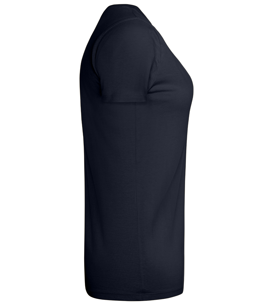 The Book of Mona Lisa Design - Premium women's t-shirt_FRENCH NAVY_right