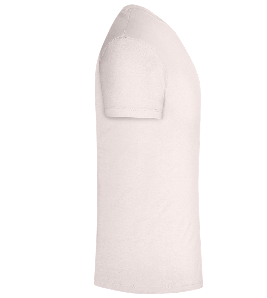 Cute Posing Girl Design - Basic men's t-shirt_LIGHT PINK_right