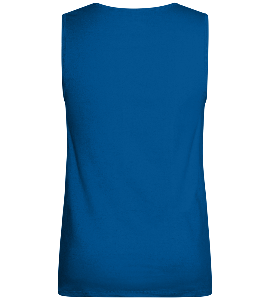 Gorilla Bicep Curling Design - Basic men's tank top_ROYAL_back