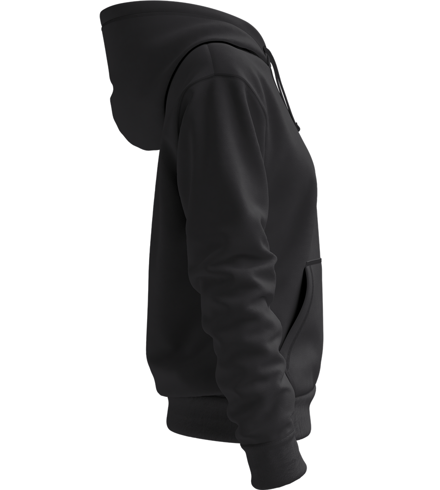 Premium women's zip hoodie_BLACK_right