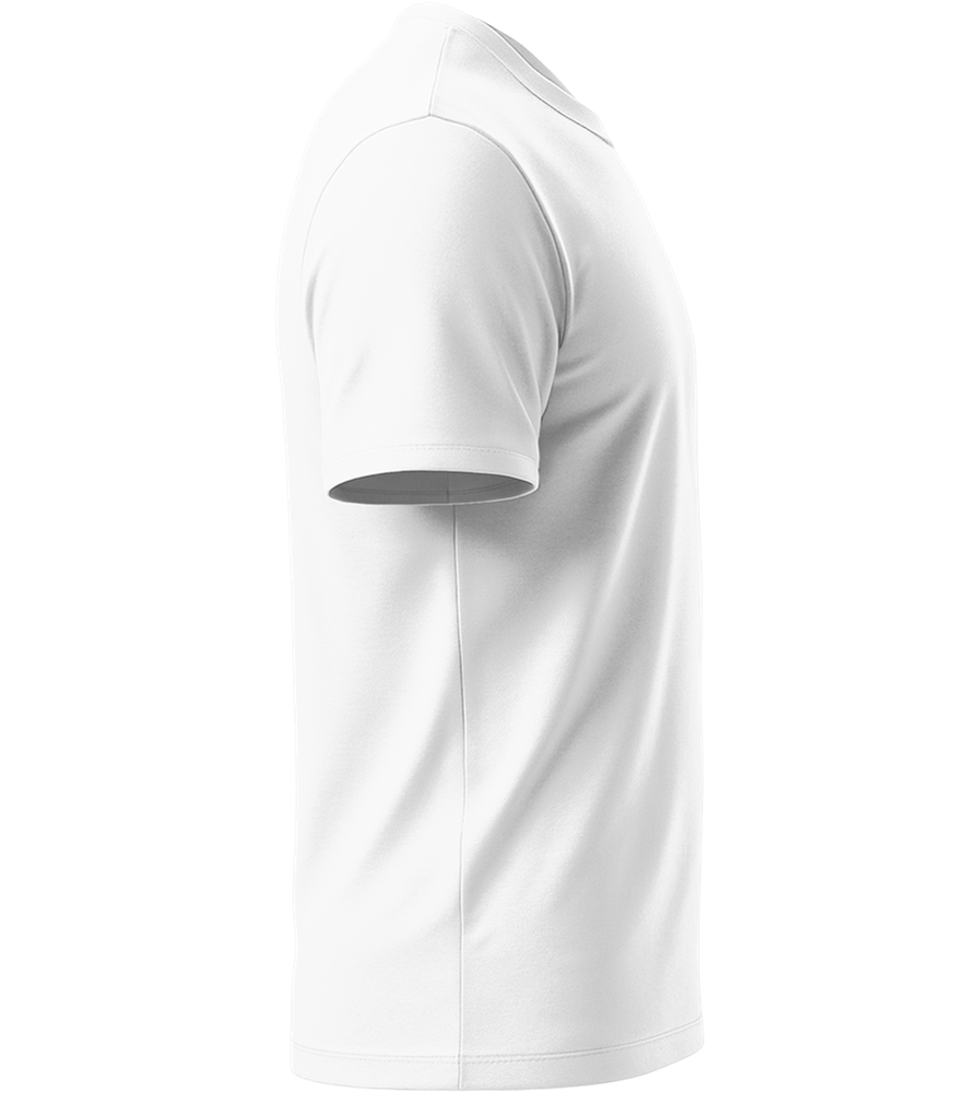 Adulting Review Design - Premium men's close fitting t-shirt_WHITE_right