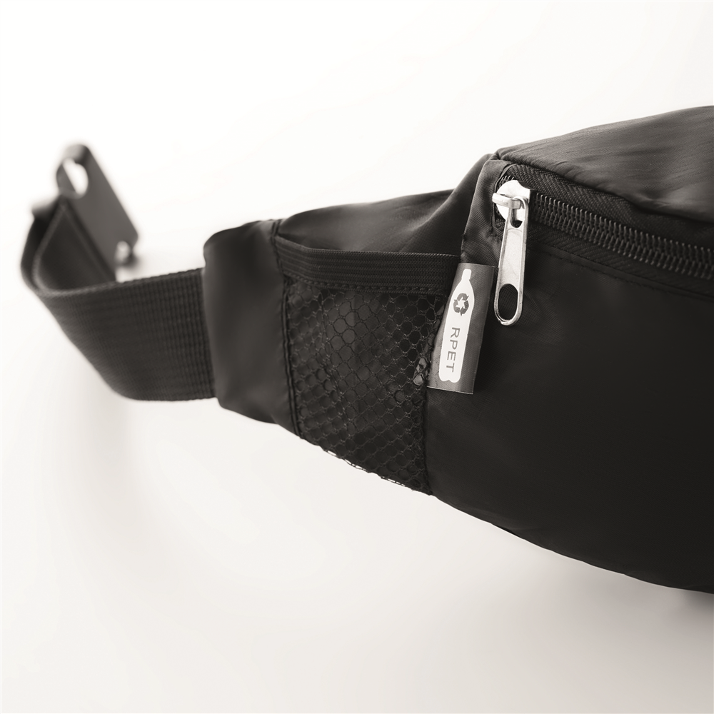 210D RPET Fanny Bag_BLACK_DETAILEDIMAGE_back_1