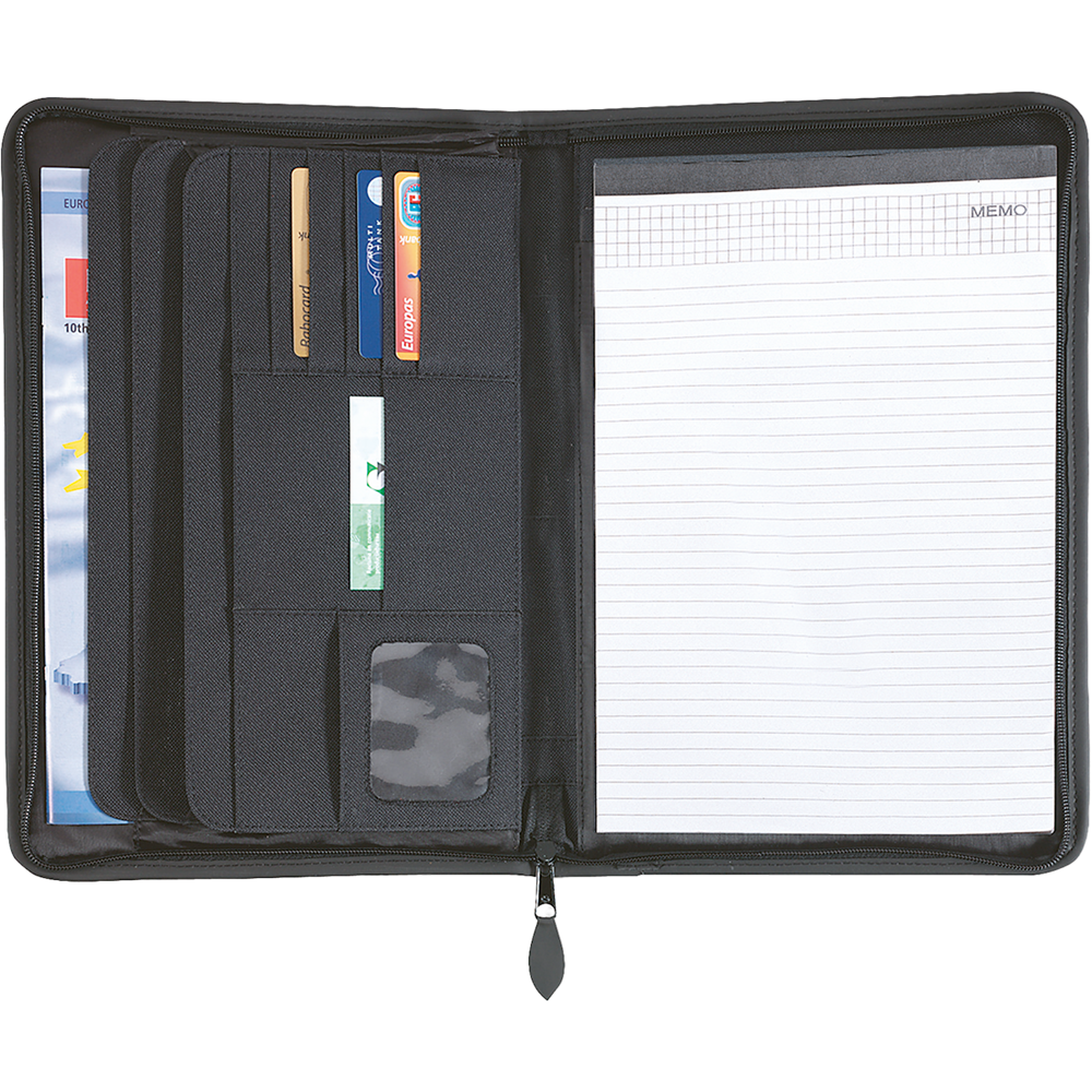 A4 Conference Folder with Zipper_BLACK_DETAILEDIMAGE_front_3
