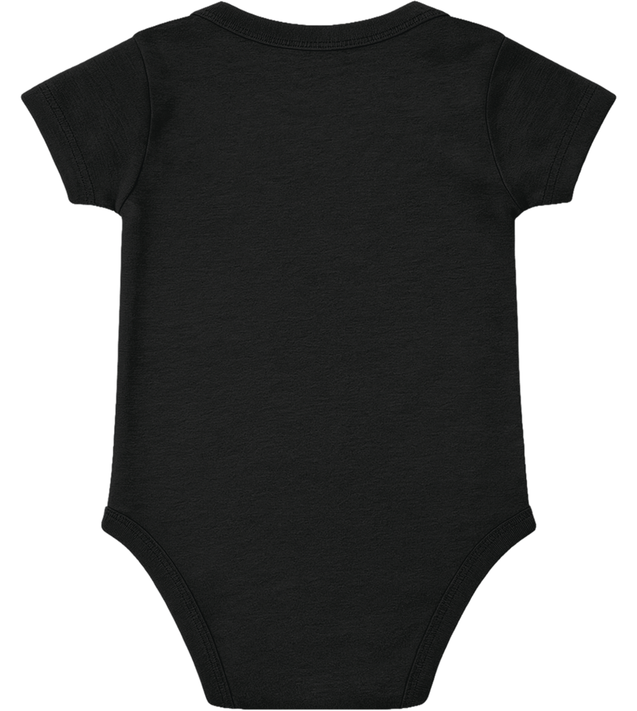 Dad's Little Badass Design - Baby bodysuit_BLACK_back